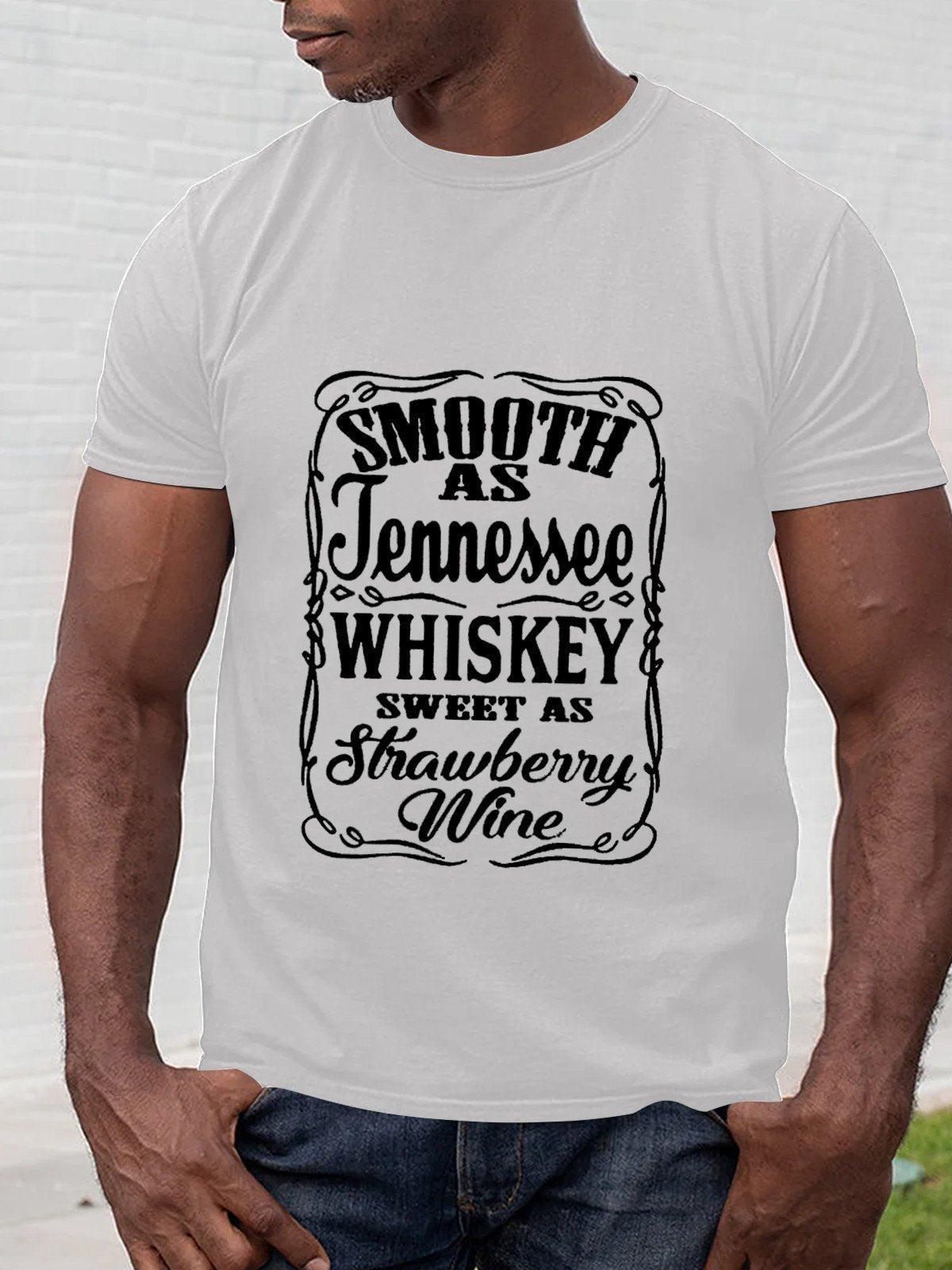 Smooth As Tennessee Whiskey Sweet Men's T-shirt - Outlets Forever